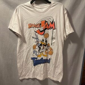 Space Jam White Graphic Tee
